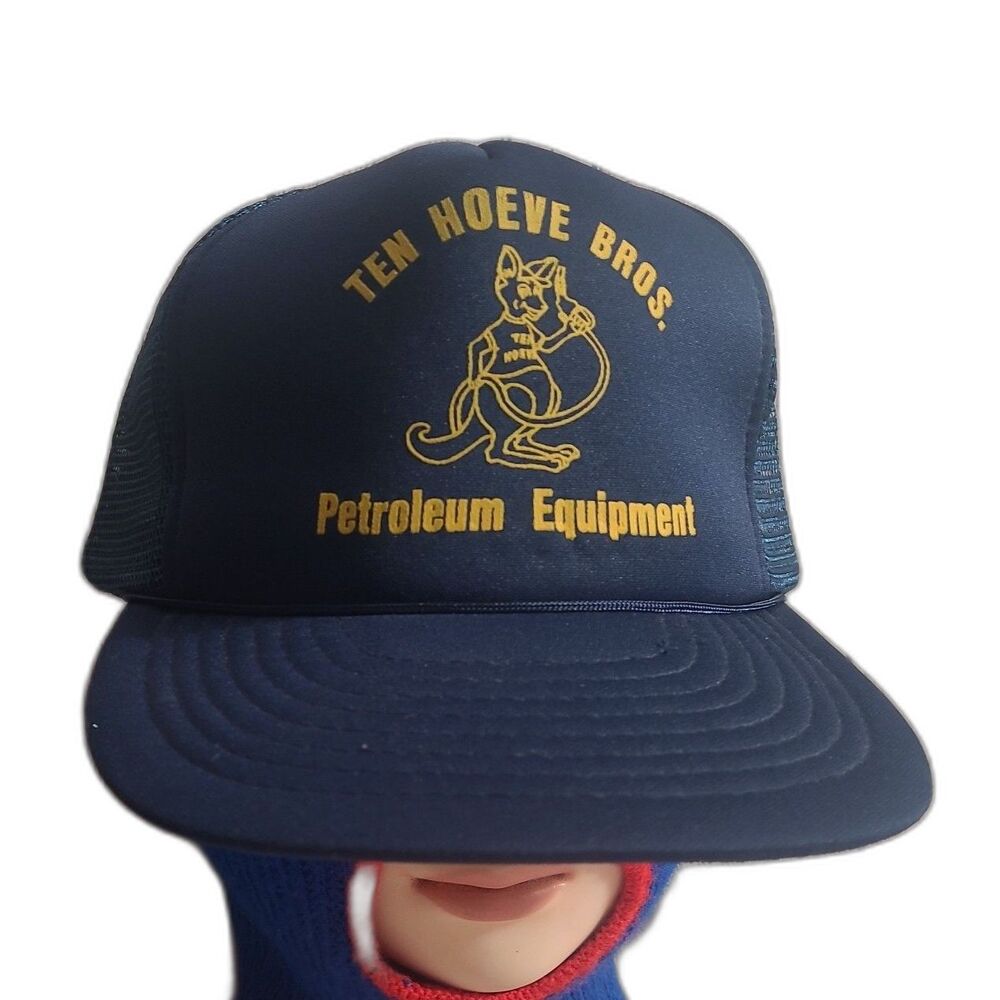 Vintage Gas Station Trucker snapback hat - Picture 2 of 7